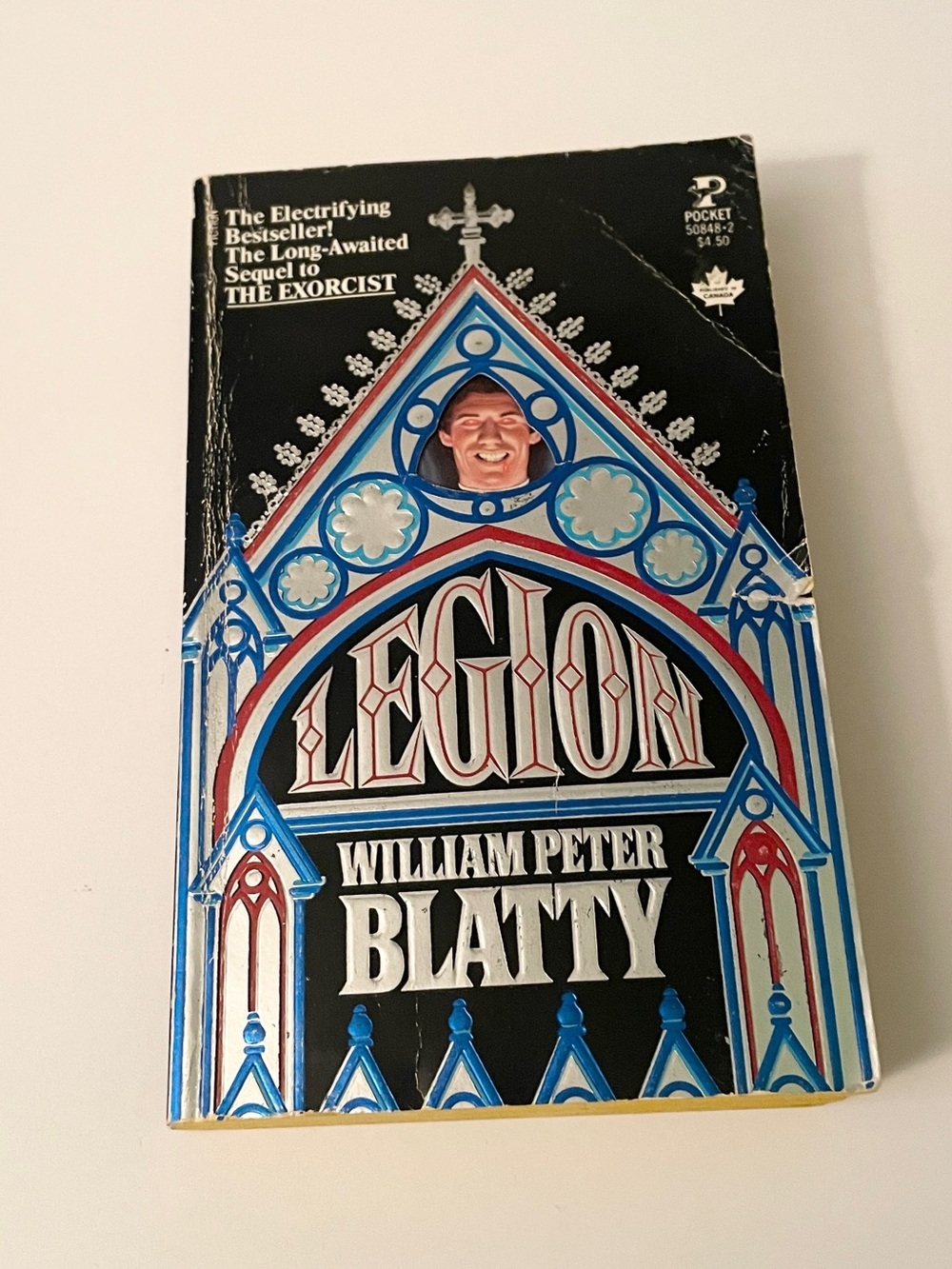 Legion Vintage Paperback 1984 Horror Sequel to The Exorcist William Peter Blatty